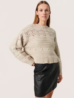 Меланжевый шерстяной свитер Soaked In Luxury