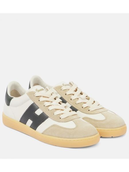 Läder mocka sneakers Hogan