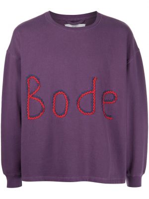 Brodert sweatshirt Bode lilla