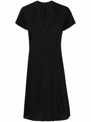 V-hals dress Rick Owens svart