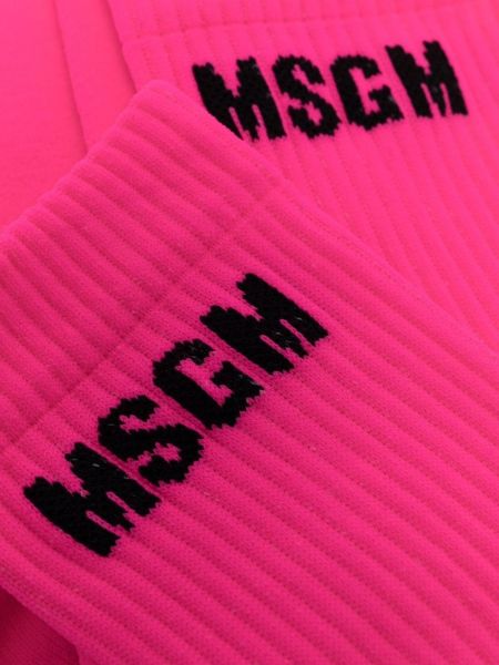Calcetines con estampado Msgm rosa