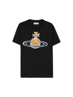 Koszulka z nadrukiem Vivienne Westwood czarna