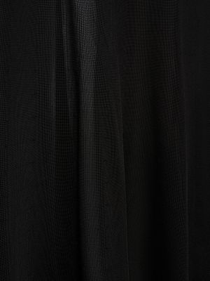 Μίντι φόρεμα από βισκόζη Tom Ford μαύρο
