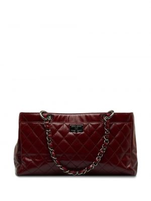 Nákupná taška Chanel Pre-owned červená