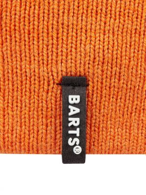 Двусторонняя шапка Barts оранжевая