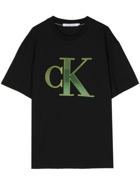 T-shirt en coton Calvin Klein noir