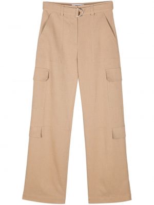 Pantalon cargo slim avec poches Msgm beige