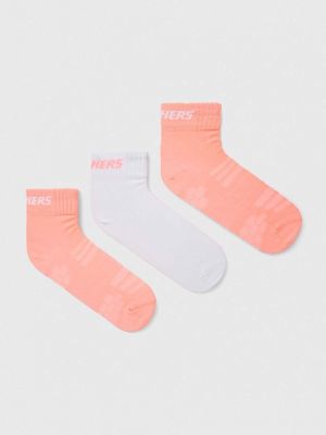 Чорапи Skechers розово