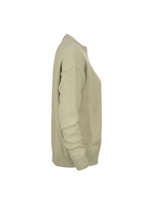 Suéter de seda de cachemir Brunello Cucinelli beige