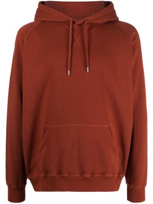 Pamučna hoodie s kapuljačom s printom Pop Trading Company crvena