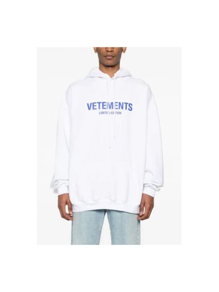 Bluza z kapturem Vetements biała