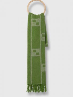 Шерстяной шарф Beatrice B зеленый