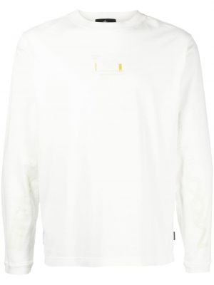 Jersey mustriline t-särk Stone Island Shadow Project valge