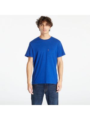 Tričko s krátkými rukávy s kapsami Levi's ® modré