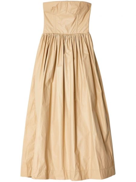 Medvilninis korsetine suknele Uma Wang smėlinė
