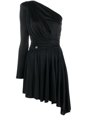 Sukienka koktajlowa plisowana Philipp Plein czarna