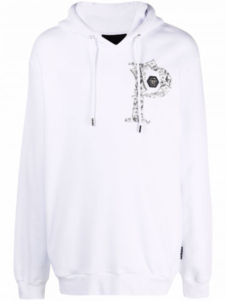 Sudadera con capucha Philipp Plein blanco