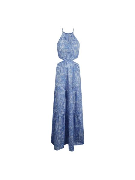 Sukienka długa Mc2 Saint Barth niebieska