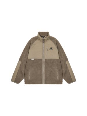 Бархатная куртка New Balance коричневая