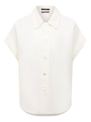 Льняная рубашка из вискозы Windsor белая
