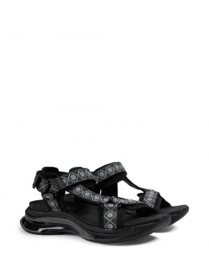 Sandales à scratch Gucci noir