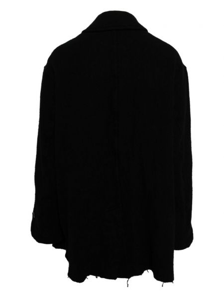 Długi płaszcz Black Comme Des Garçons czarny