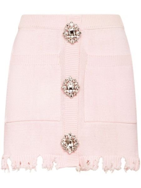 Hemd aus baumwoll mit kristallen Philipp Plein pink