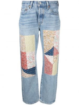High waist bootcut jeans mit geknöpfter ausgestellt Levi's® blau