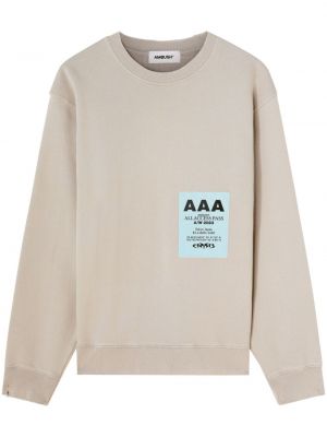 Sweatshirt aus baumwoll mit print Ambush beige