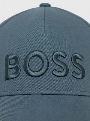 Bombažna kapa Boss rjava