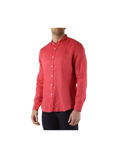 Camisa de lino At.p.co rojo