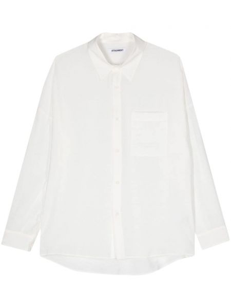 Риза Attachment бяло