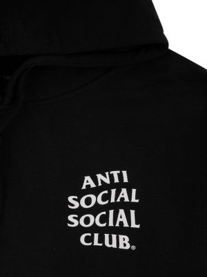 Bluza z kapturem Anti Social Social Club czarna