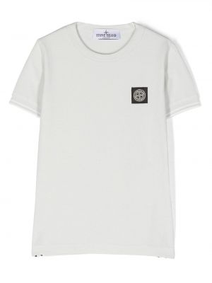 T-shirt för tjejer Stone Island Junior grå