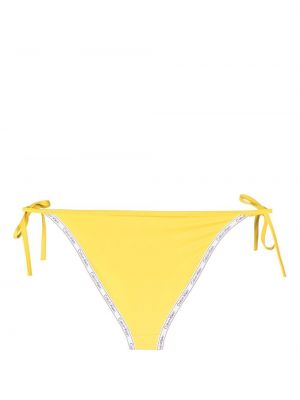 Bikini à imprimé Calvin Klein jaune