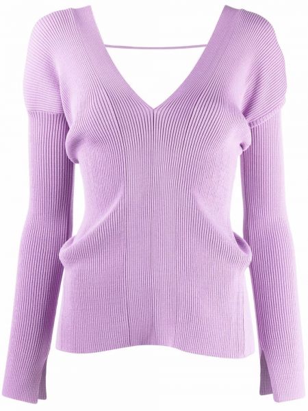 Jersey de punto de tela jersey Eudon Choi violeta