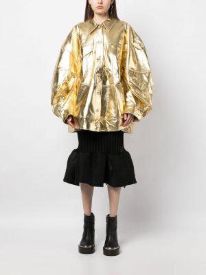 Oversized jakk Melitta Baumeister kuldne
