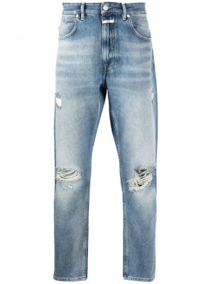 Nødlidende jeans med normal passform Closed blå