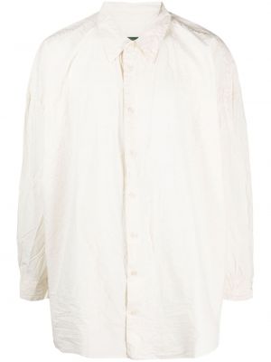 Памучна риза Casey Casey бяло