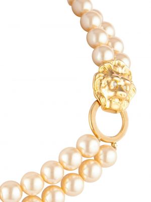 Náhrdelník s perlami Kenneth Jay Lane zlatý