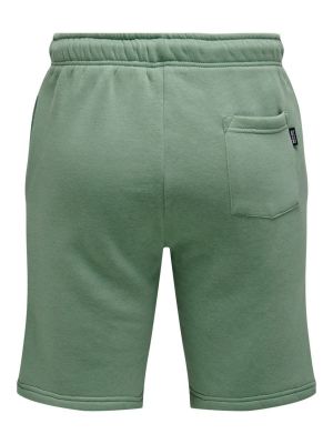 Спортни панталони Only & Sons зелено