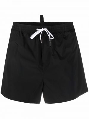 Trykt shorts Dsquared2 svart