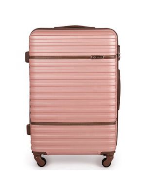 Różowa walizka Solier