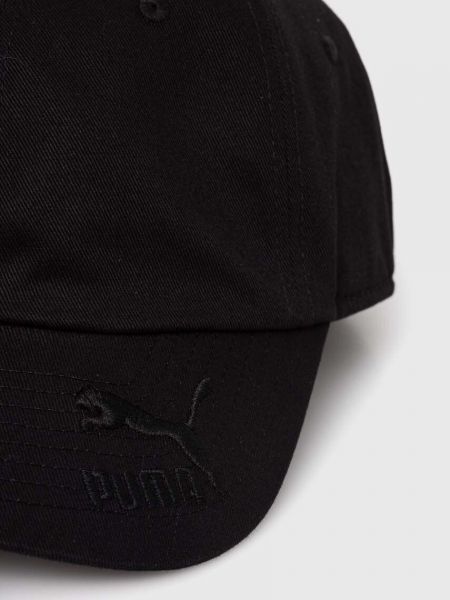 Pamučna kapa Puma crna