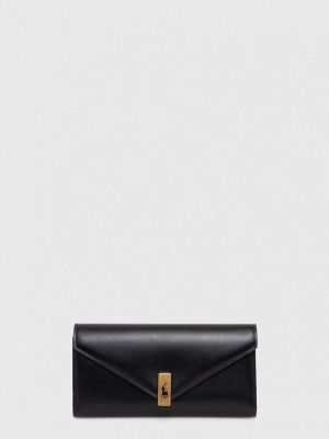 Bőr pénztárca Polo Ralph Lauren fekete