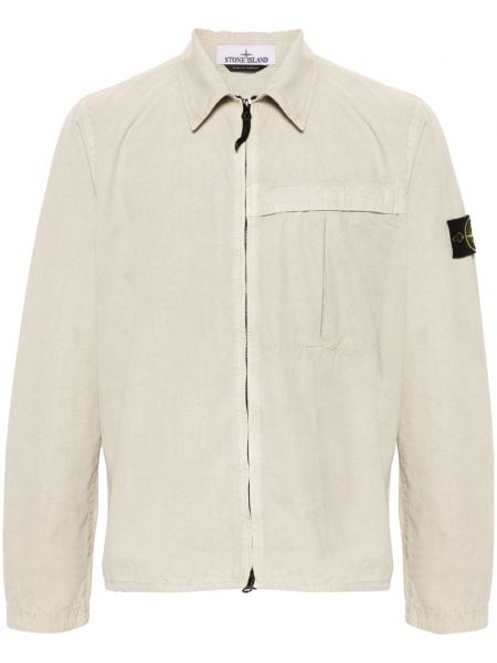 Puuvilla pitkä takki Stone Island