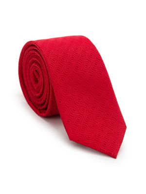Jedwabny krawat Wittchen czerwony