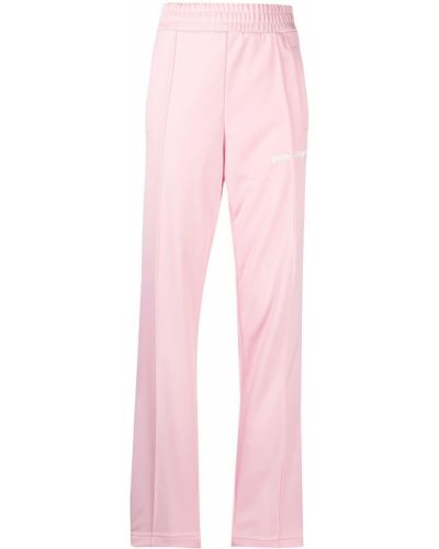 Pantaloni a righe Palm Angels rosa