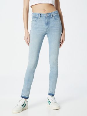 Skinny fit džínsy Pepe Jeans modrá