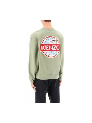 Bluza z okrągłym dekoltem Kenzo zielona